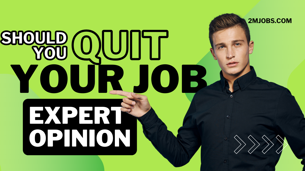 Should you quit your job without another one lined up?